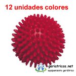 pelota sensorial con pinchos de color
