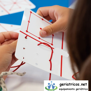 ejercicio de cosido para geriatricos
