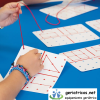 ejercicio de cosido para geriatricos