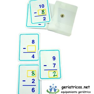 tarjetas para ejercitar las restas