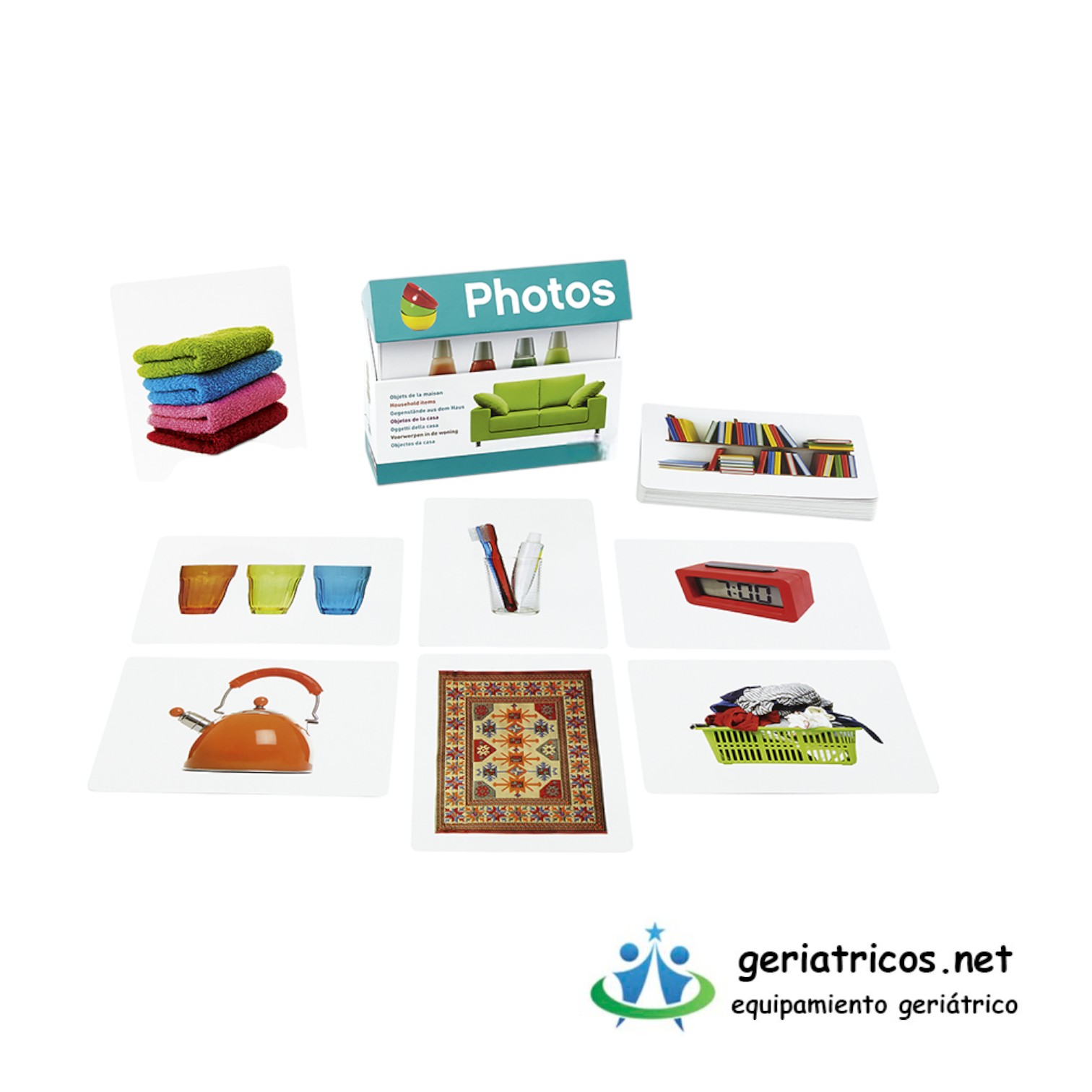 Foto libro Objetos del Hogar. Estimulación cognitiva y vocabulario