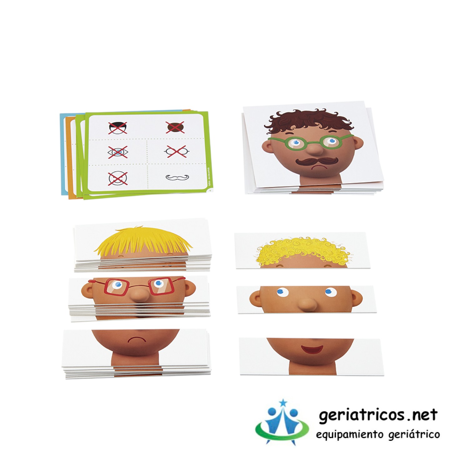 Juegos de Retratos. Juego de observación, memoria y estimulación cognitiva
