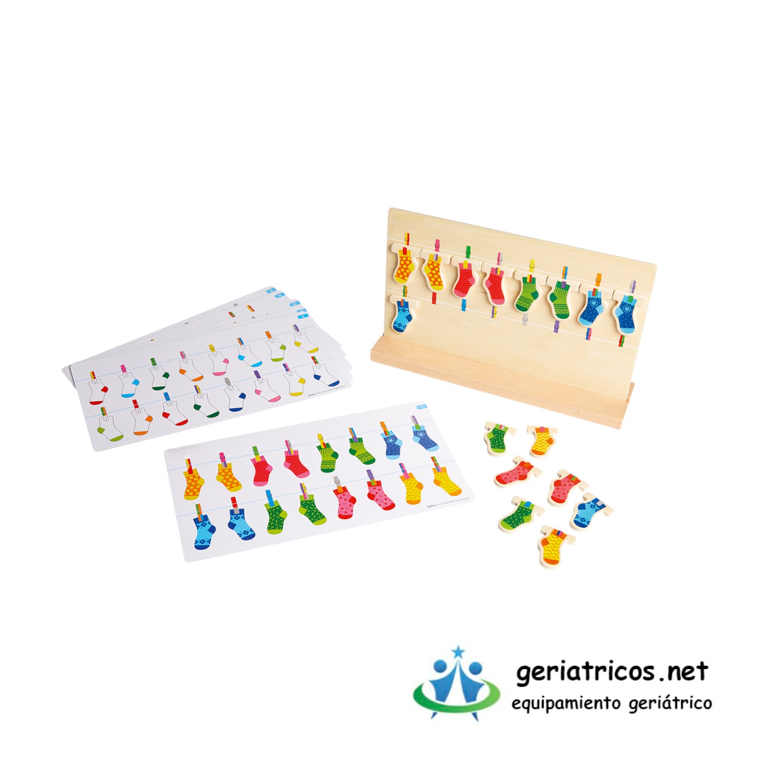 Calcetines Magnéticos. Juego de estimulación cognitiva, lógica y motricidad fina