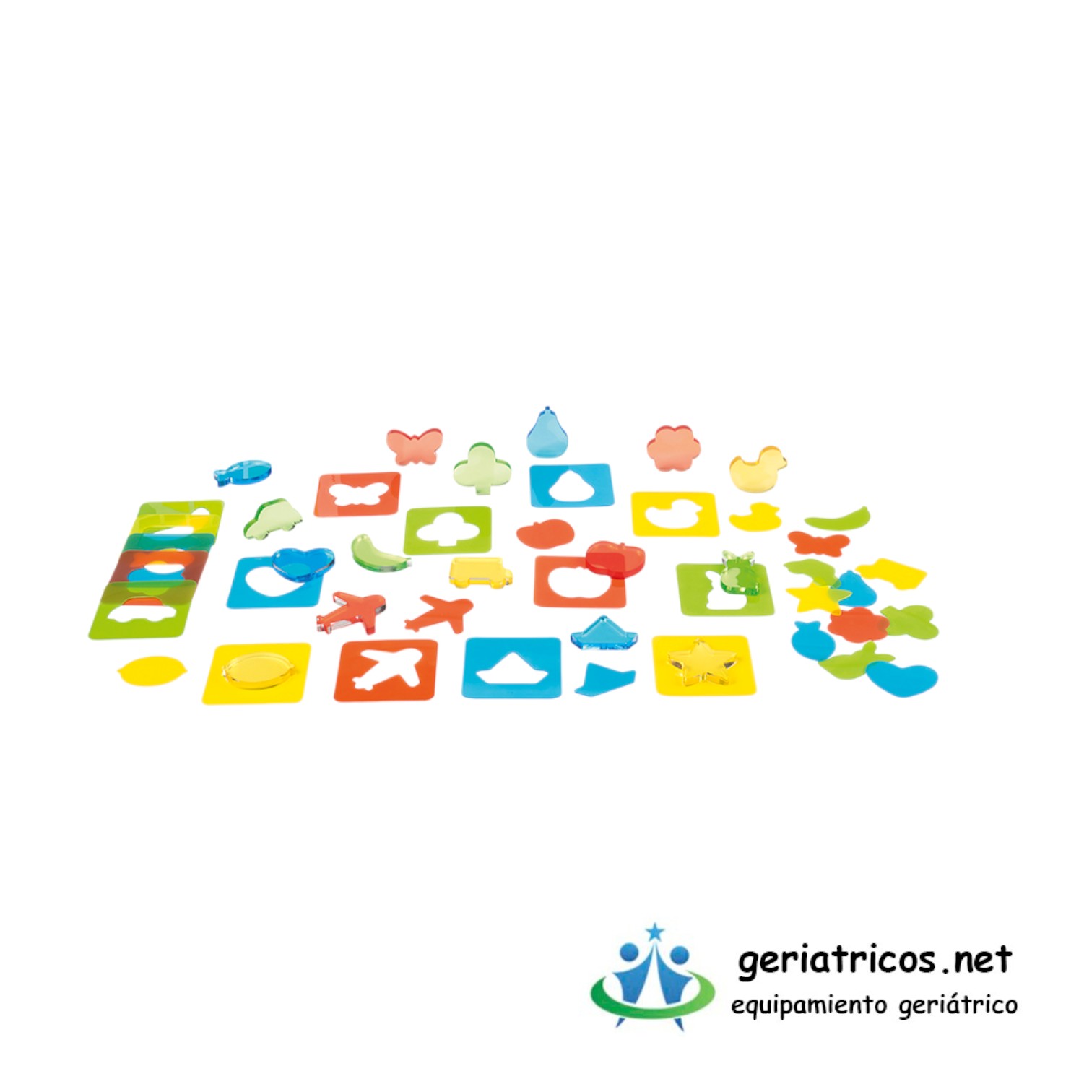 Maxiloto Translúcido – Juego de Bingo Educativo para Mayores