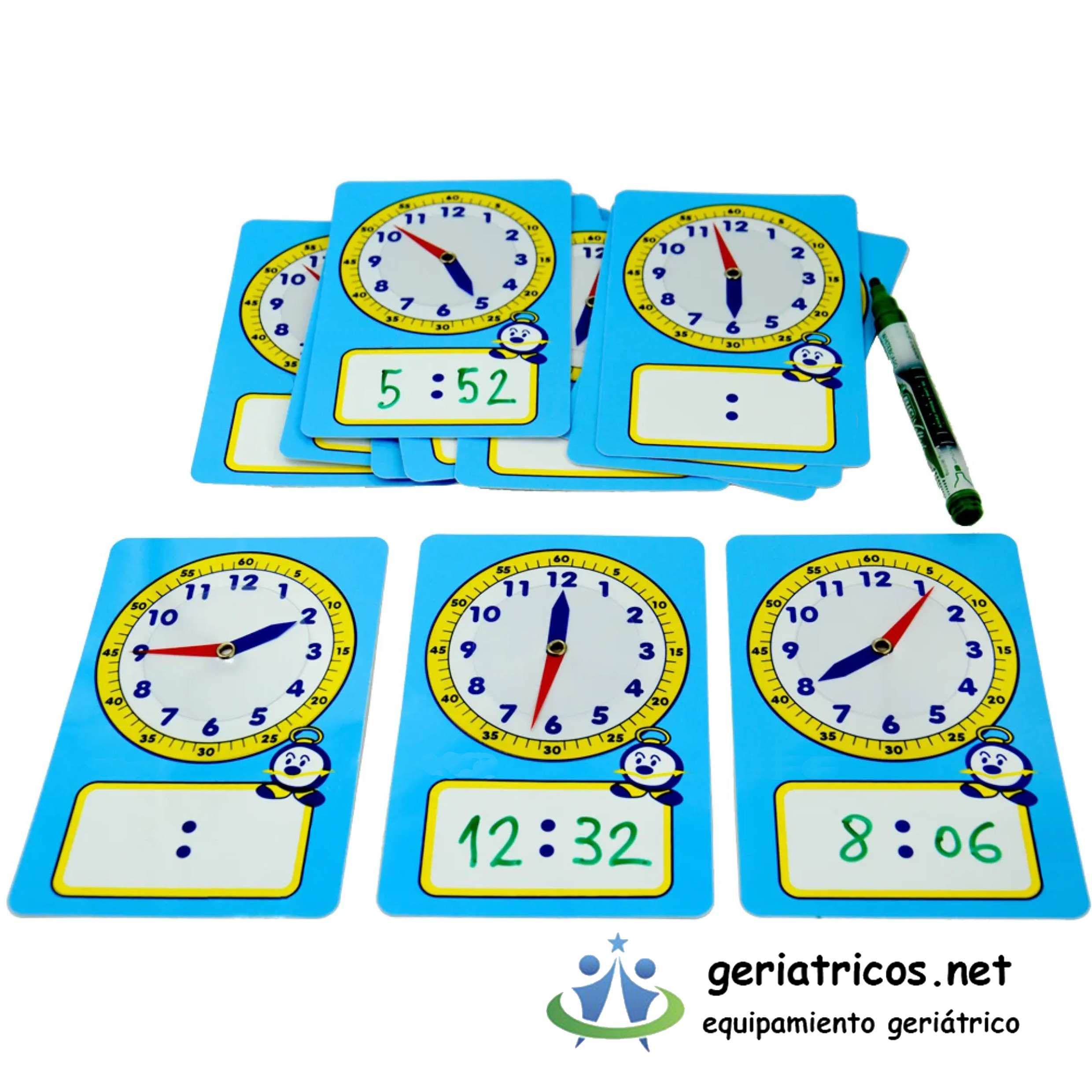 aprender las horas con reloj digital y analogico