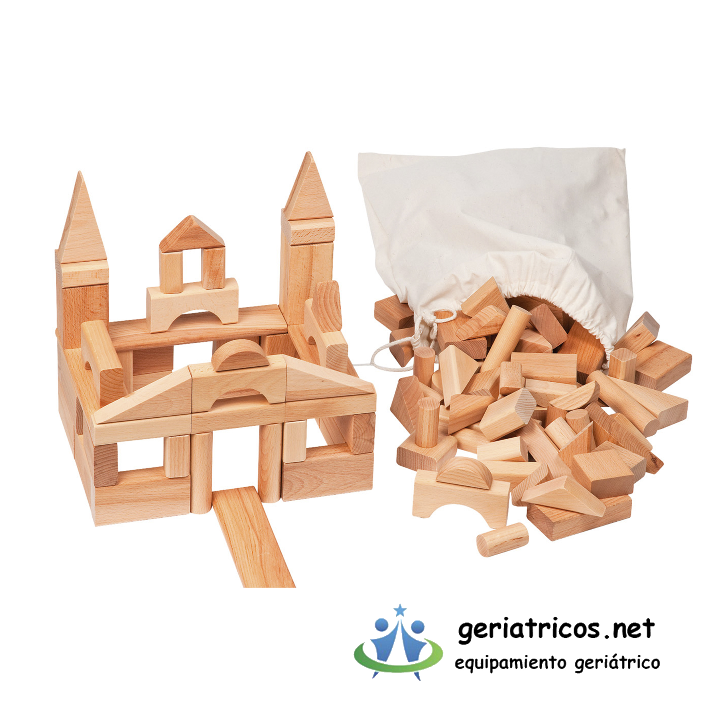 piezas naturales de construccion en madera para centros de dia y geriatricos