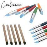 pinceles y lápices para el cajón de arena