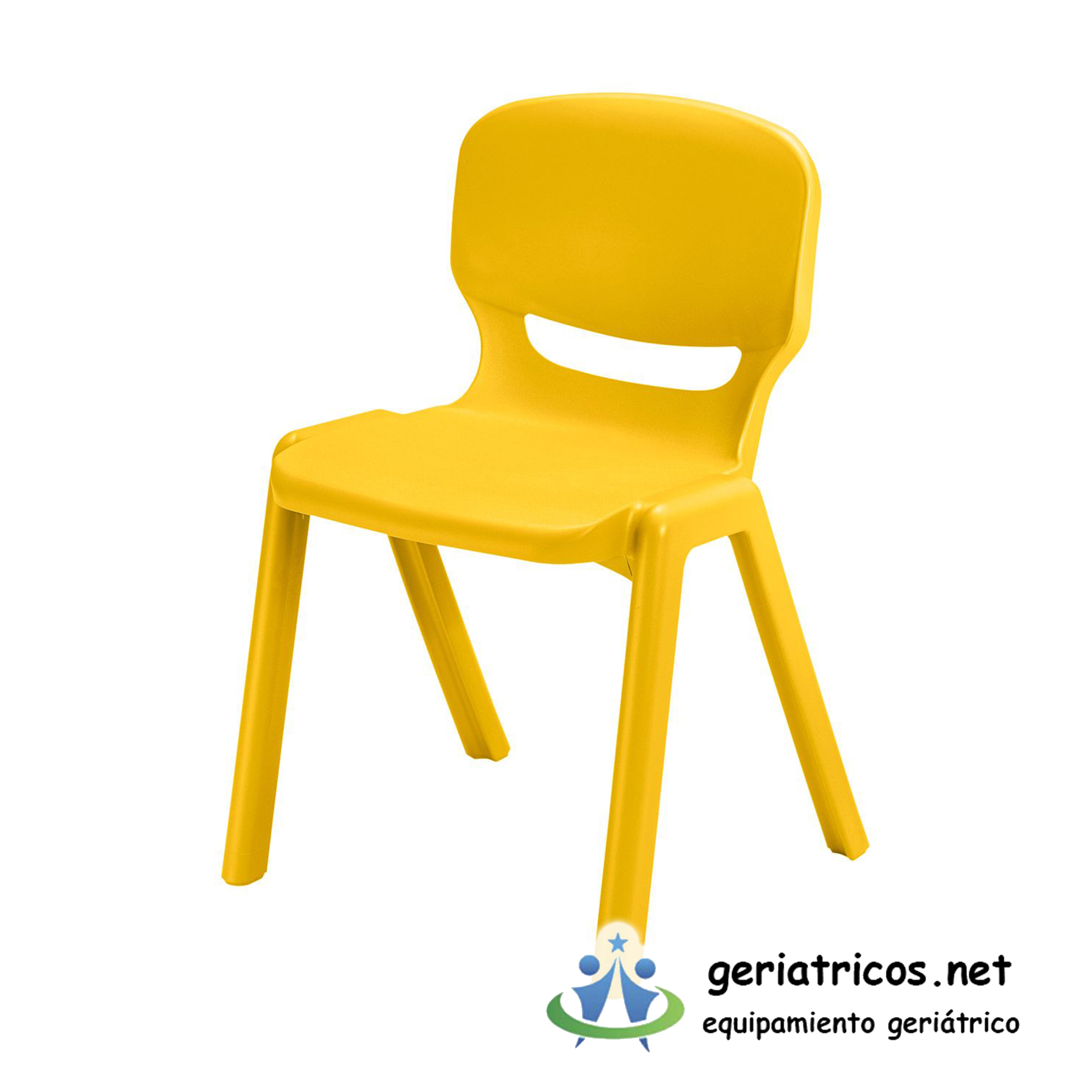 silla amarilla para centros de dia y geriatricos