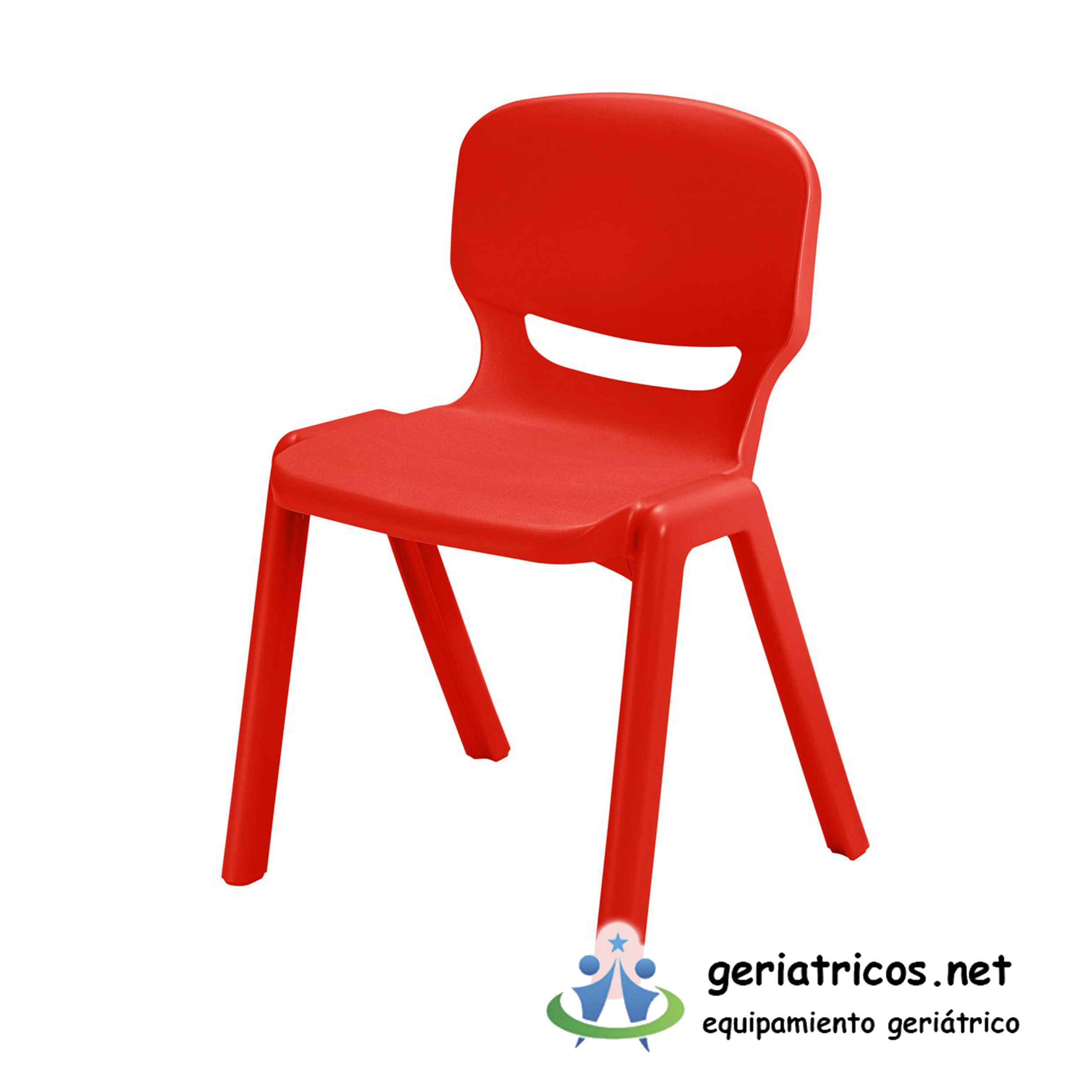 silla roja para centros de dia y geriatricos