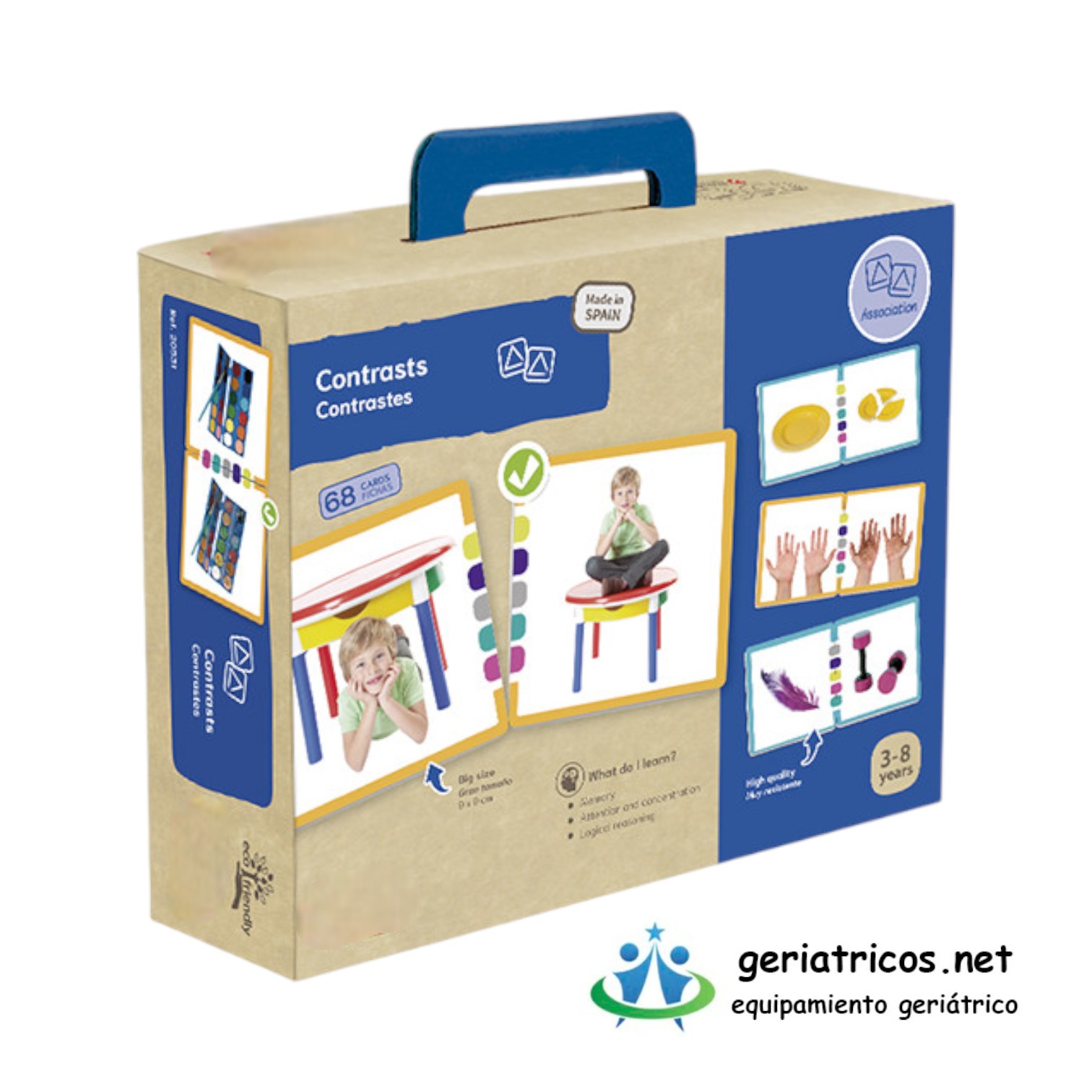 tarjetas contrastes para mayores